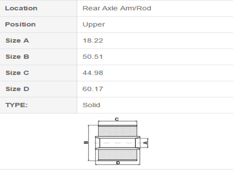 丰田悬架衬套 丰田陆地巡洋舰 100 48702-60031/30