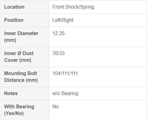 日产减震器支柱安装座适用于日产 Fx35 Primera 54320-8h310