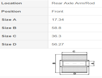 丰田 RAV4 悬架衬套 48725-42011/010