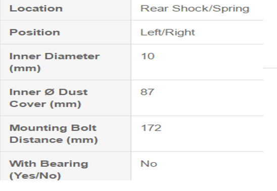 适用于蓝鸟 55320-4m401 的日产减震器支柱安装座