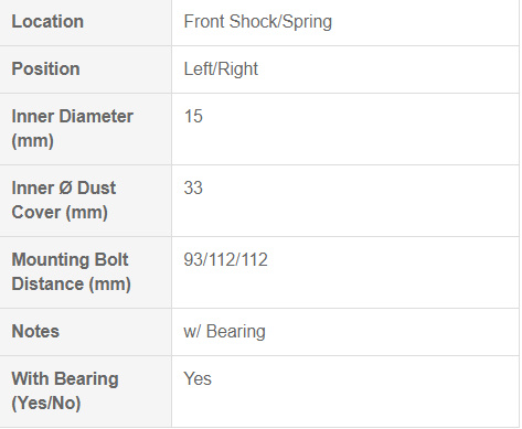 丰田雅力士减震支柱安装座 48609-0d080
