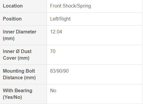适用于蓝鸟 54320-4m400 的日产支柱安装座