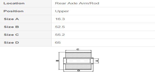丰田悬架衬套丰田 4 Runner 48702-28080