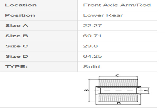 丰田悬架衬套丰田 Chaser 48655-44020