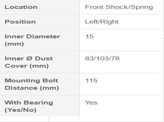 丰田凯美瑞减震器支柱安装座 48609-32100